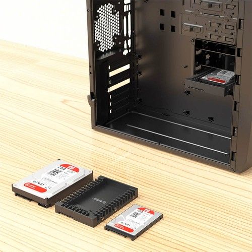 ORICO%202.5%20SSD%20SATA%20to%203.5%20Hard%20Drive%20Adapter%20Internal%20Drive%20Bay%20Converter%20Mounting%20Bracket%20Caddy%20Tray%20for%207%20/%209.5%20/%2012.5%20-%20Image%206