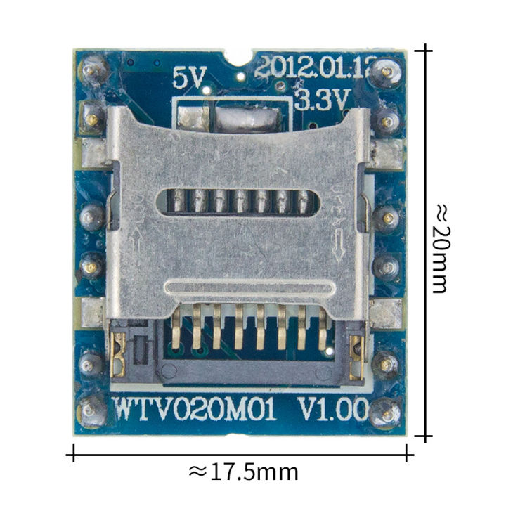 【YIYANGMAOYI111】WTV020-SD Mini SD Card Sound Module For PIC WTV020-SD-16P