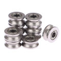 【Must-Have Gadgets】 10Pcs V Groove Sealed Ball Bearing Guide Track Roller Bearing Embroidery Machine Bearing. 