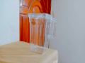 Crystal Plastic Water Jug - 2 Liter Square Shaped With Lid.  Plastic Crystal Clear Water Jug For your Home And Dining Table. C90D. 
