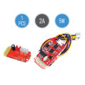 JZ B5W2 CT14 Bluetooth 4.2 Mini Stereo Power Amplifier Board 5W + 5W Output 5V 2A for Home Audio.