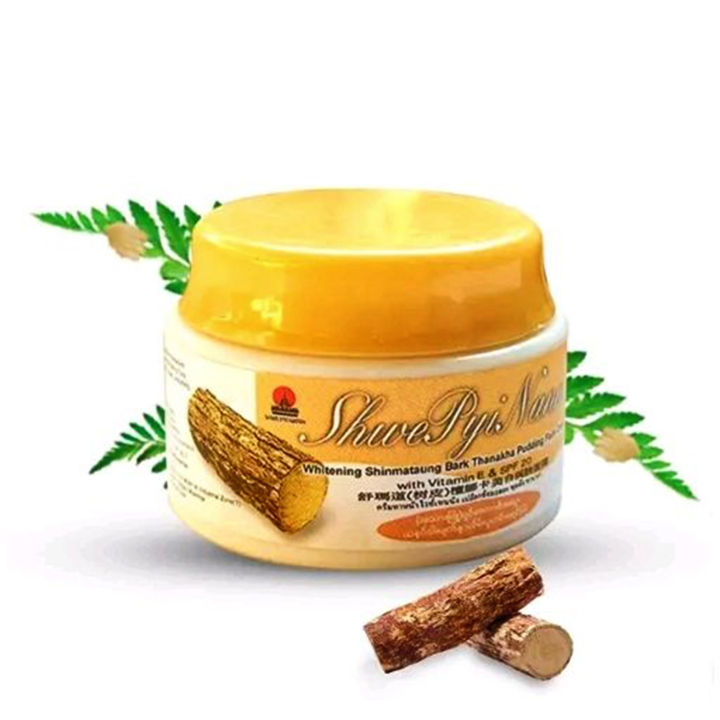 2 size Shwe pyi nann thanaka pudding face cream International Mayanmar product used for female