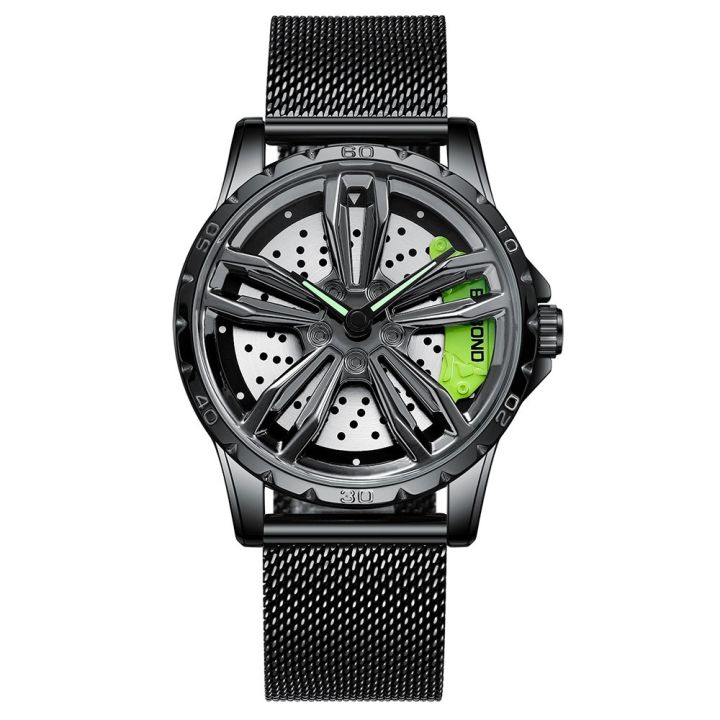 Rotation%20Wheel%20Watch%20for%20Man%20Spinning%20Rim%20Hub%20Quartz%20Wristwatch%20Luxury%20Full%20Black%20Stainless%20Steel%20Reloj%20%20Male%20Rotating%20Skeleton%20Dial%20Clock%20-%20Image%204