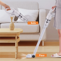 12000Pa Handheld Wireless Vacuum Cleaners Cordless Button Vacuum Cleaner White for Car Home Pet Hair.