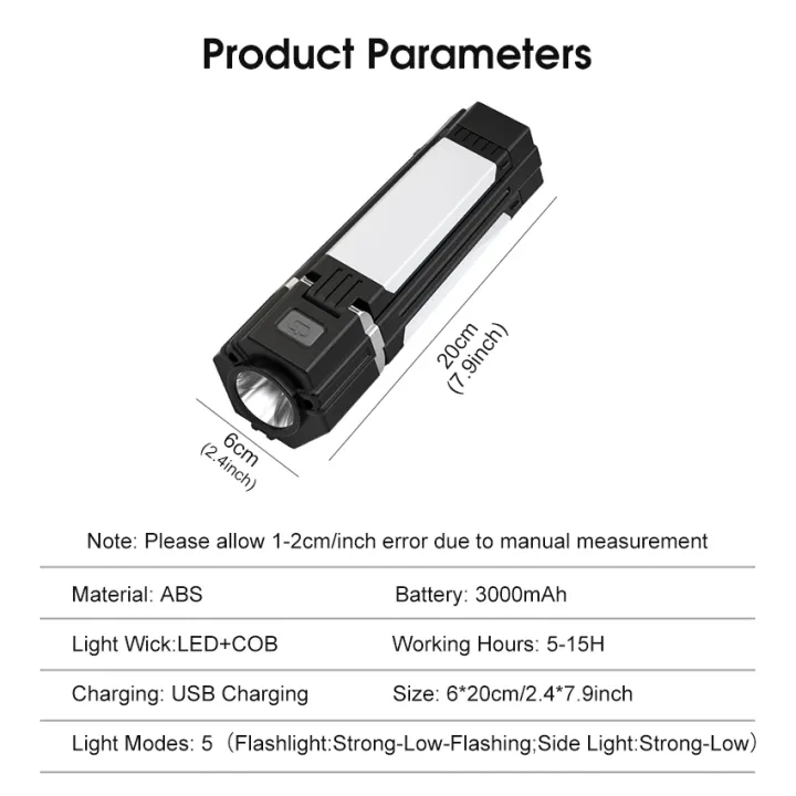 Auoyo%20Camping%20Light%20Work%20Light%20Flashlight%20Portable%20Adjustable%20Repair%20Light%20USB%20Rechargeable%20Warning%20Light%20Magnetic%20Work%20Light%20Camping%20Lantern%20with%20Hook%20for%20Car%20Repair%20Outdoor%20Home%20Camping%20Emergency%20-%20Image%209