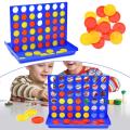 Connect 4 Game Classic Master Foldable Kids Children Line Up Row Board Puzzle Toy Gifts Board Game Parent-child Interactive Toys.