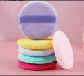 Professional 5pic Colorful Round Shape Facial Face Body Powder Foundation Puff Portable Soft Cosmetic Puff Makeup Sponge. 