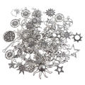 【3C VictoryEagle】70pcs Sun Moon Stars Pendant For Necklace Bracelet Making SEVICH. 