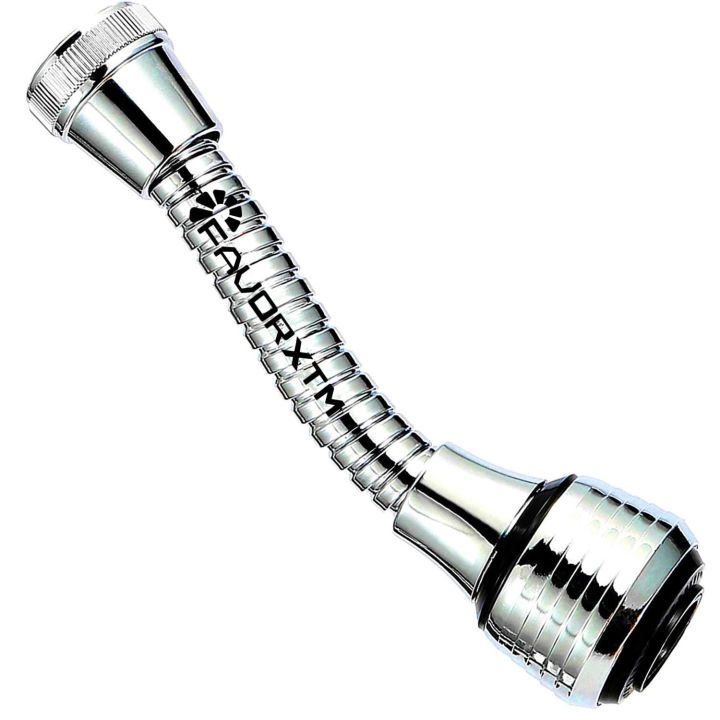 360° Rotating Flexible Kitchen Faucet Aerator Sprayer – Dual Mode Water Saving Tap Extension with Universal Adapter