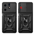 Top-Tier Option - Tecno spark 10 Pro Case Hard Sliding Lens Stand Holder Back Cover Protection - Sleek Usage. 