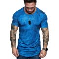 New Monochrome 3D T-Shirt Men's Casual Top Men's 3D T-Shirt Summer O-Neck Shirt Large Size Streetwear. 