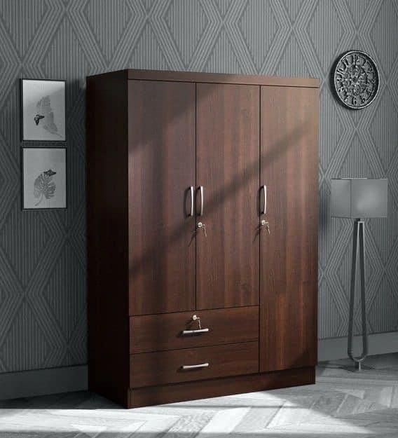Laavish Classic 3 Door Almira – Smart Storage Solution length 4ft Height 6ft Depth 16inch