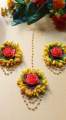 NON BRIDAL EARRING & TIKLI SET - Kaner Dul - Kaner Dul. 