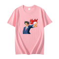 Ace Attorney Defense Courtroom Trial Video Game Objection Adult graphic t shirts Cotton Tees Tops Summer Harajuku Men's clothing.