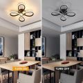 LED Ceiling Lights, Creative Flower Shape LED Ceiling Lamp, Chandeliers Ceiling Light for living Room 3 Color White, Warm, Natural White Bedroom Kitchen.
