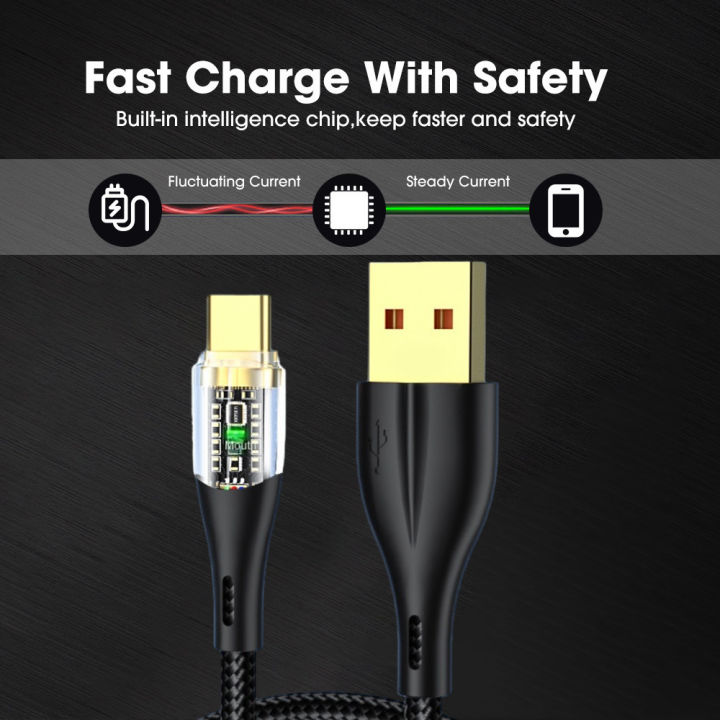 120W%20Transparent%20Head%20Woven%20C%20Type%20Data%20Cable%20-%20Type-C%20Super%20Fast%20Charging%20Cable%20-%20Durable%20Flash%20Charge%20For%20All%20Android%20Phone%20-%201/1.5/2M%20Digital%20Show%20Charger%20with%20Night%20Light%20-%20Image%207