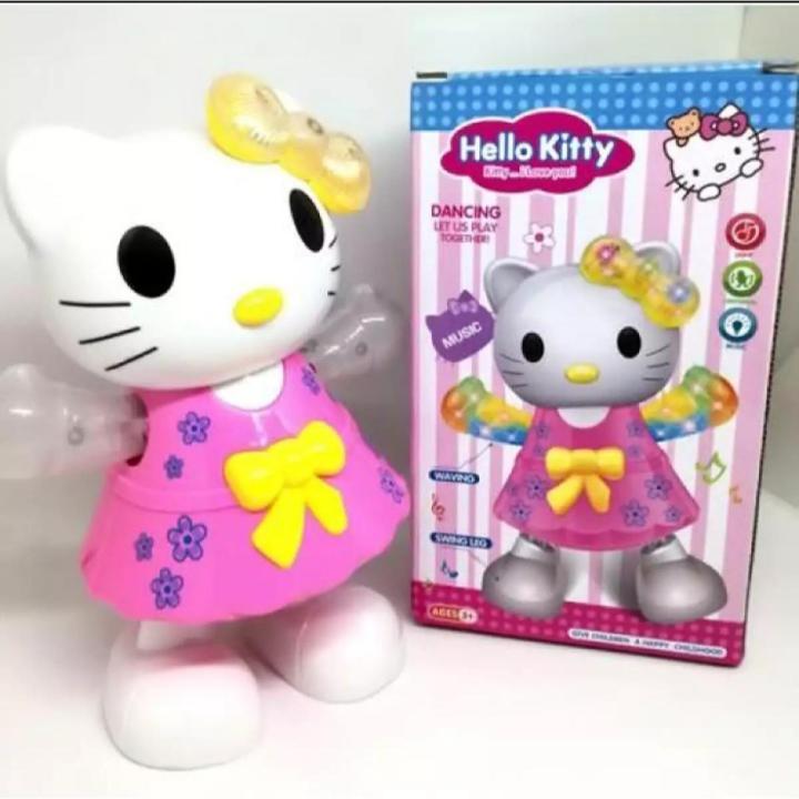 Hello Kitty Dance Doll Toys with Musical Light Multicolour for 1+