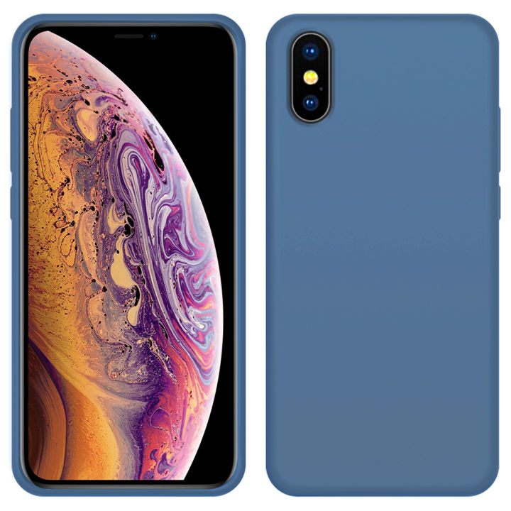 Liquid%20Silicone%20Soft%20Cover%20For%20Apple%20iPhone%20XS%20Max%20Shockproof%20Phone%20Case%20-%20Image%202
