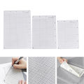 A4 B5 A5 PVC Students Writing Desk Pad Transparent Ruler Board Measuring Supplie ANLAN. 