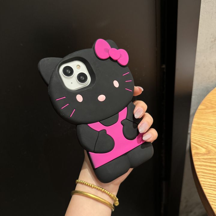 cute%20cartoon%203D%20HelloKitty%20Laser%20pattern%20case%20for%20IPhone15%20Pro%20max%2014%2013%2012%2011XS%20max%20XR%20X%208%20plus%207plus%20soft%20cover%20-%20Image%208