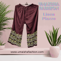 Fashion Trend Soft Linen Print Plazzo For Woman.. 