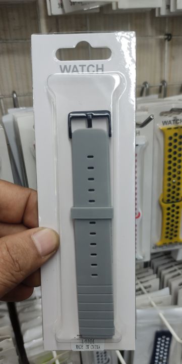 18mm Rubber Silicone Watch Strap 18mm Watch Strap For Men And Women With Steel Buckle