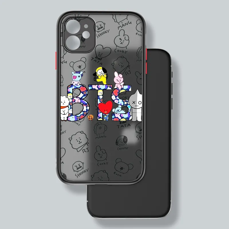 The B-BTS Cute For Apple iPhone 15 14 13 12 11 mini Pro Max 6S