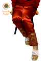 Silk Stylish Bottom Gateful Design C-Kat Salwar Pyjama Pants for Woman. 