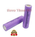 Lithium Li-ion 18650 3.7V Top on Flat Rechargeable Battery. 