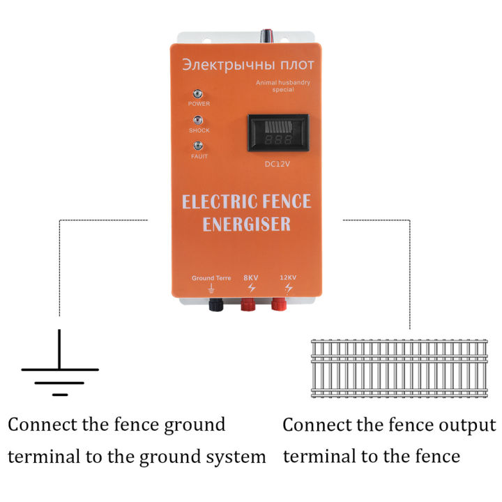 5/10/20/30/40KM%20Electric%20Fence%20Energizer%20with%205pcs%20Insulator%20High-voltage%20Pulse%20Output%20Controller%20Farm%20Fence%20Shepherd%20Alert%20Tool%20-%20Image%204