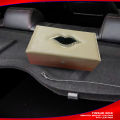 Square Shape Leather Tissue Box For Cars. 