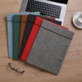 Document Holder PU File Folder a4 with Pen Insert Paper Folder Waterproof Magnetic Writing Clipboard Business Meeting.