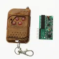 4 Channel Wireless RF Remote Control 433MHz 4CH Transmitter and Receiver Circuit - Wireless Remote Control System with Transmitter and Receiver. 