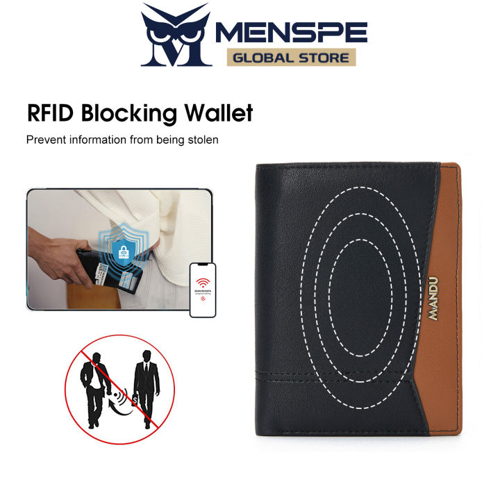 MENSPE%20Men%20Short%20Wallet%20Drawable%20Card%20Slot%20Design%20RFID%20Block%20Wallet%20Coin%20Wallets%20Soft%20Microfiber%20Genuine%20Leather%20Wallet%20Multi-Card%20Position%20ID%20Credit%20Cards%20Holders%20Coin%20Bag%20Business%20Wallets%20-%20Image%204