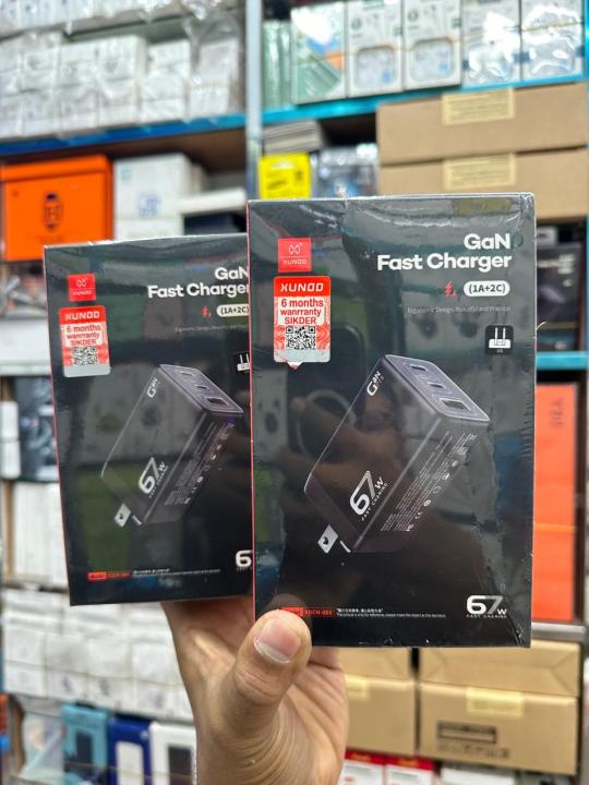XUNDD XDCH-065 67W 45W 30W 20W GaN FAST CHARGER Power Adapter XUNDD 067 PD 20W 30W 45W 67W Gan Fast Charger Adapter