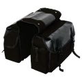 Bicycle Canvas Panniers Water-Resistant Storage Bag,Black. 