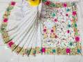 Stylish & fashionable New Matching best/Coupple Dress/For Men & Women / Saree & Panjabi/ (Combo Set)).