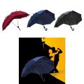 Automatic Open Umbrella Anti-UV Rain Windproof Couple’s Umbrella Large Blue. 