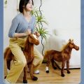 28-70cm Cartoon Simulation Horse Plush Toy Stuffed Lifelike Animal Dolls Girl Birthday Gift Home Decoration. 