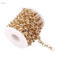 Round Link Chain 8mm Width Aluminum with Spool Roll for Jewelry Making DIY Accessories. 