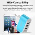 【Ready Stock+FREE Shipping+COD】3USB Type-C Multi-port Charger 3-ports Fast Charging Head Universal USB Direct Charger Power Adapter.
