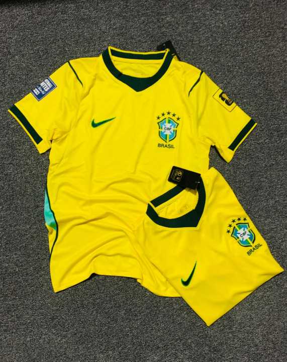 Brazil 2026 world cup Home Jersey (Logo Embroidery) Thai premium National Team Football Jersey
