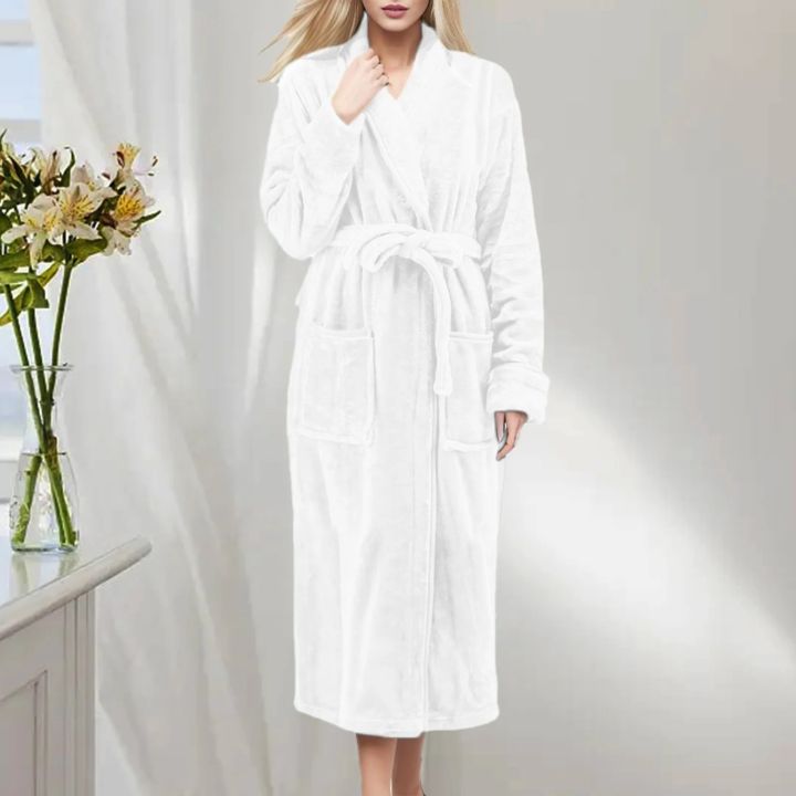 Thicken%20Warm%20Flannel%20Robe%20Winter%20Long%20Sleeve%20Plush%20Bathrobe%20Hooded%20Women%20Fleece%20Nightgown%20Lounge%20Sleepwear%20Bathing%20Homewear%20-%20Image%202