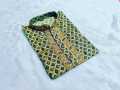 Pakiza print eid special cotton febric semilong panjabi. 