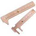 80mm 100mm measuring instrument mm inch double scale vernier caliper ruler copper copper ruler-80mm double.