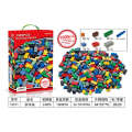 Boxed and bagged loose parts are compatible with LEGO Australia small particle puzzle children's building block toy game console.