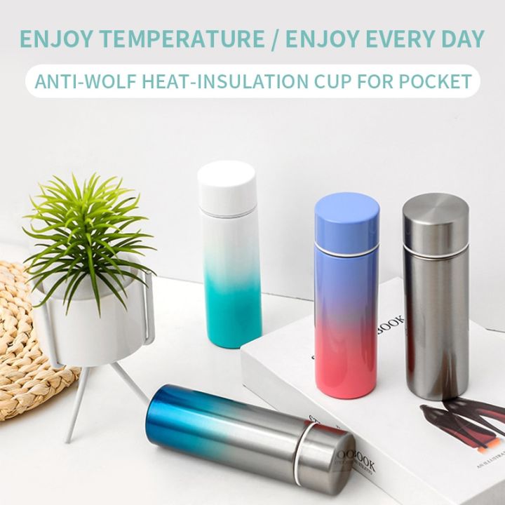 150ml Mini Portable Stainless Steel Vacuum Insulated Water Bottle Thermal Mug For Children School Women Men Outdoor