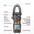 True RMS Digital Clamp Meter Automatic Range NCV Diode Multimeter 4000 Counts Professional Ammeter Voltage Tester (No Battery). 