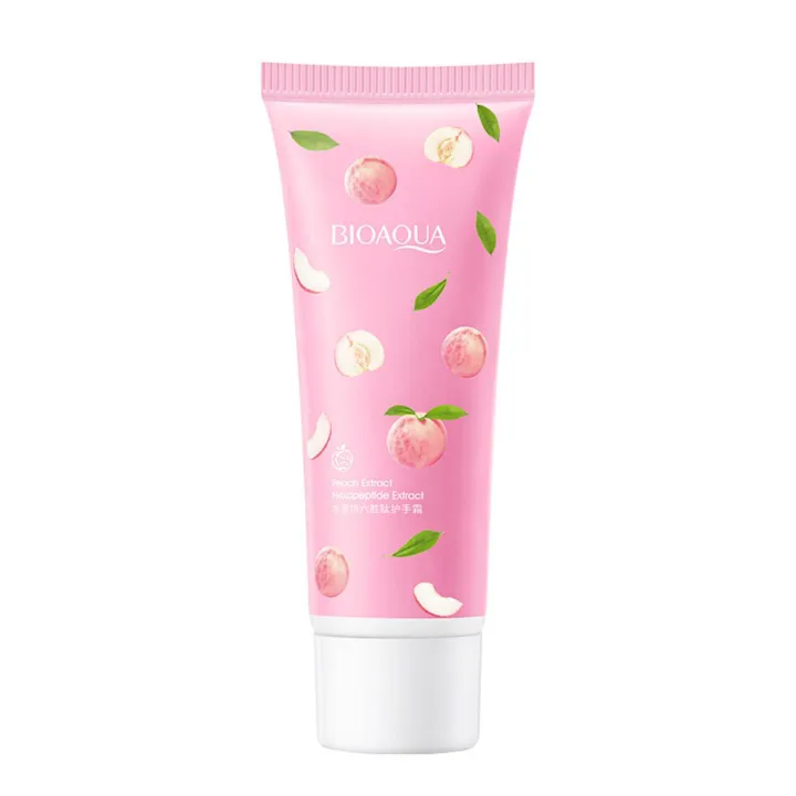 Bioaqua peach lactic acid bacteria hand cream essence hand cleaning moisturizing mild hydrating hand Cream- 30g