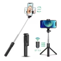 R1 Mobile Wireless Fill Light Live Streaming Photography Portable Integrated Telescopic Tripod Stand Selfie Stick.